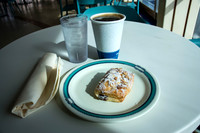 Coffee and a treat.